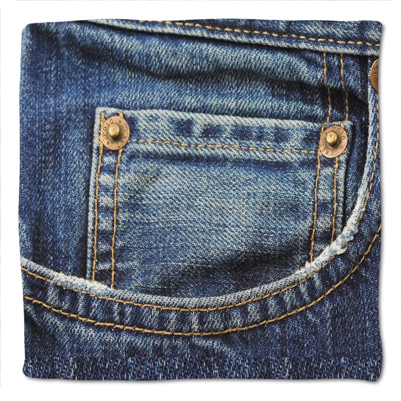 Sitzkissen Jeans2 40x40x3 cm